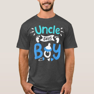 Gender Reveal Uncle T-Shirt