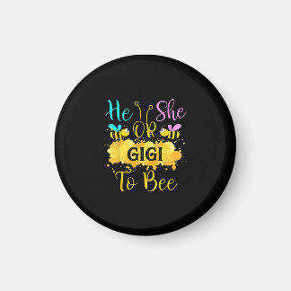 Gender Reveal What Will It Bee - He Or She Gigi Magnet