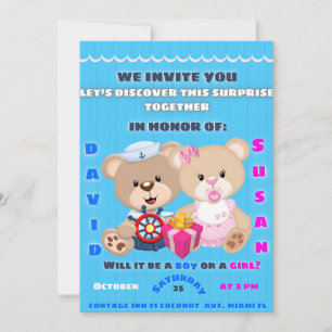 gender reveals invitation