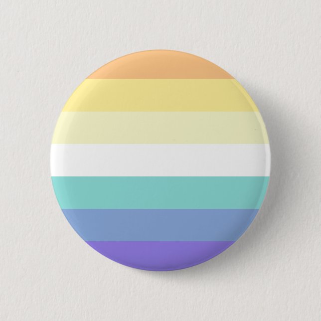 Genderfaun Pride Flag  6 Cm Round Badge (Front)