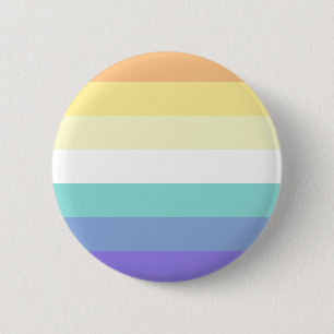 Genderfaun Pride Flag  6 Cm Round Badge