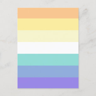 Genderfaun Pride Flag Postcard