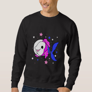 Genderfluid Fish In Space Genderfluid Pride Sweatshirt