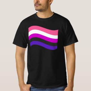 GENDERFLUID FLAG WAVING T-Shirt