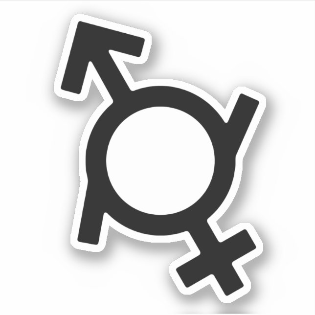 Genderfluid Gender Symbol (Front)
