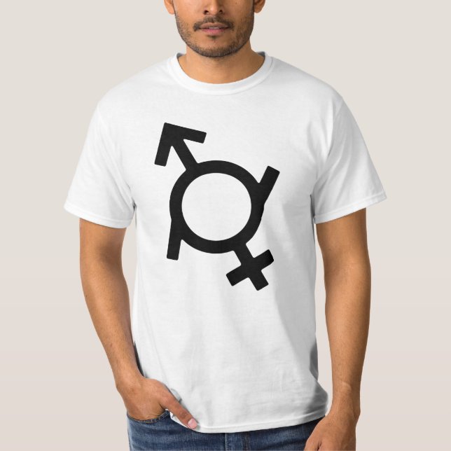 Genderfluid Gender Symbol T-Shirt (Front)