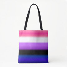 Genderfluid Gradient Pride Flag: Horizontal