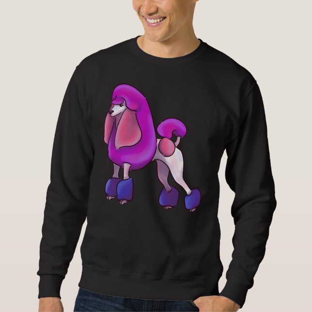Genderfluid Poodle Sweatshirt (Front)
