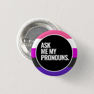 Genderfluid Pride 3 Cm Round Badge
