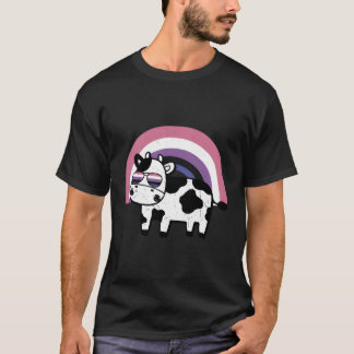 Genderfluid Pride Cow T-Shirt