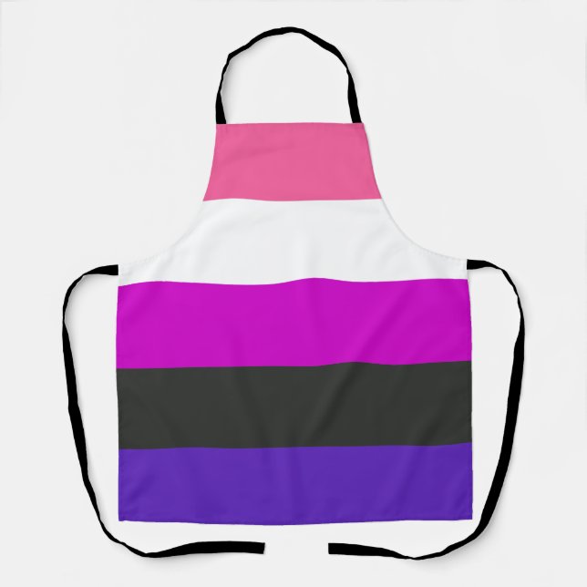 Genderfluid Pride Flag Apron (Front)