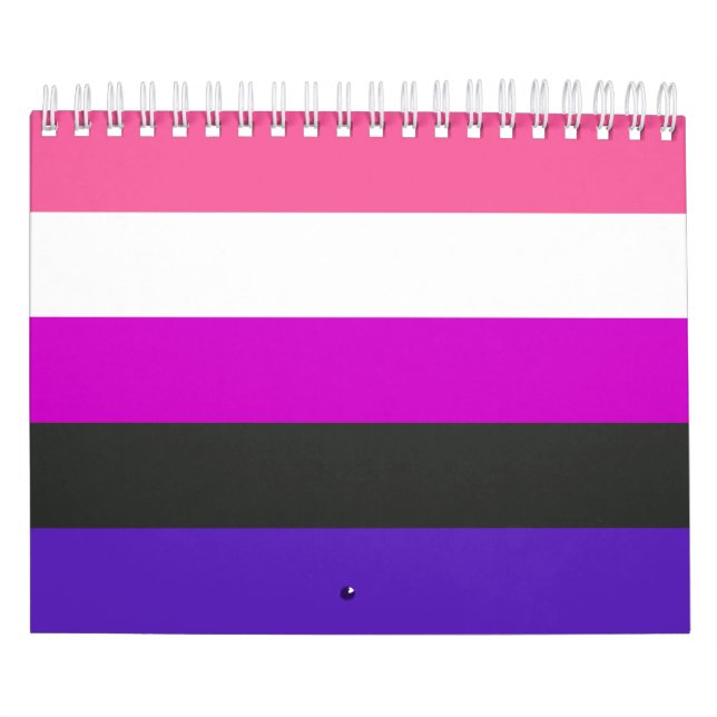 Genderfluid Pride Flag Calendar (Cover)