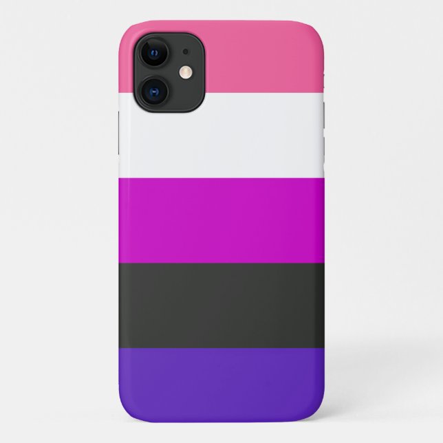Genderfluid Pride Flag Case-Mate iPhone Case (Back)