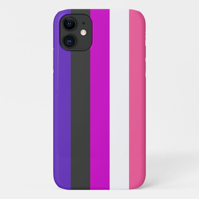 Genderfluid Pride Flag Case-Mate iPhone Case (Back)