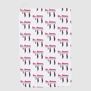 Genderfluid Pride Flag Chai Golf Towel