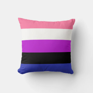 Genderfluid Pride Flag Cushion