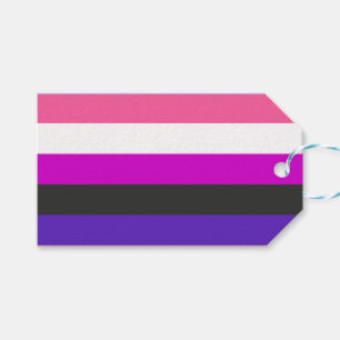 Genderfluid Pride Flag Gift Tags