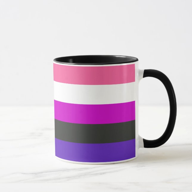 Genderfluid Pride Flag Mug (Right)