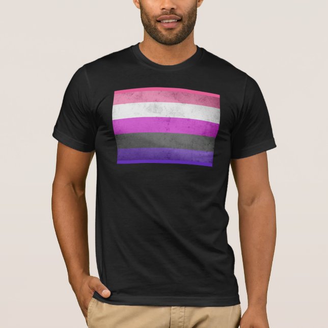 GENDERFLUID PRIDE FLAG T-Shirt (Front)