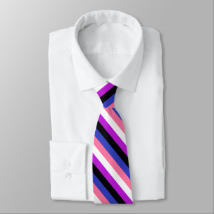 Genderfluid Pride Flag Tie