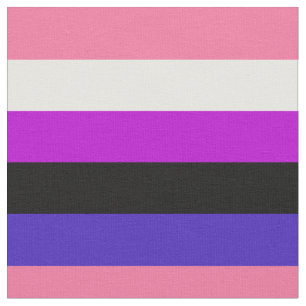 Genderfluidity Pride flag Fabric