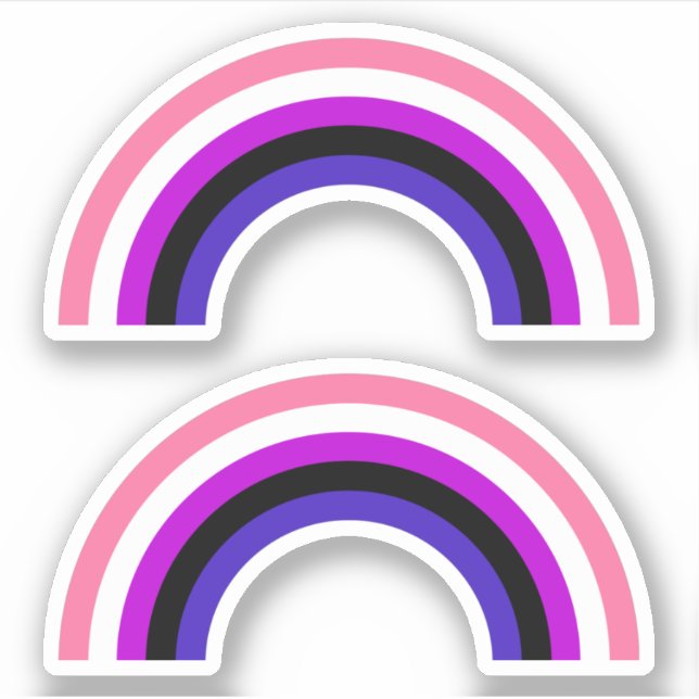 Genderfluidity Pride Rainbow (Front)