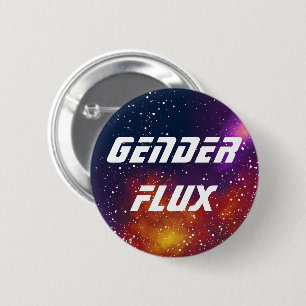 Genderflux Customizable Galaxy Identity 6 Cm Round Badge