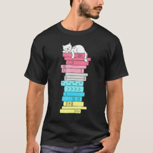 Genderflux Pride Flag Cute Cat Lgbt Cat Parent Boo T-Shirt