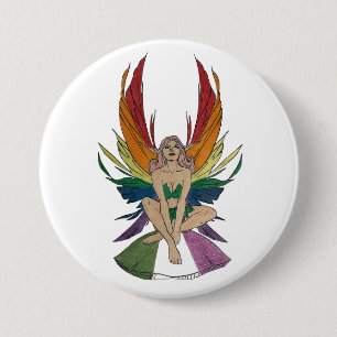 Genderqueer Faerie 7.5 Cm Round Badge