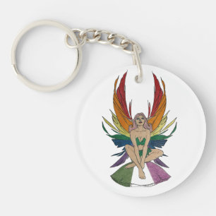 Genderqueer Faerie Key Ring