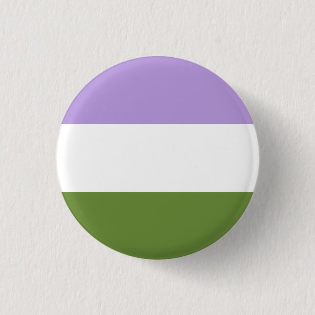 Genderqueer Flag Badge (Front)