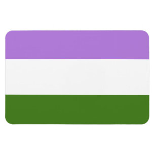 GENDERQUEER FLAG ORIGINAL -.png Magnet