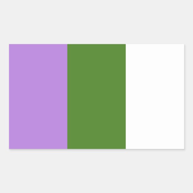 Genderqueer flag stickers (Front)