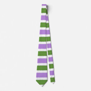 Genderqueer Flag Wide Stripe Neck Tie