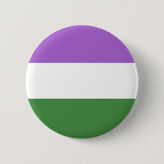 Genderqueer Gender Queer Trans Nonbinary 6 Cm Round Badge