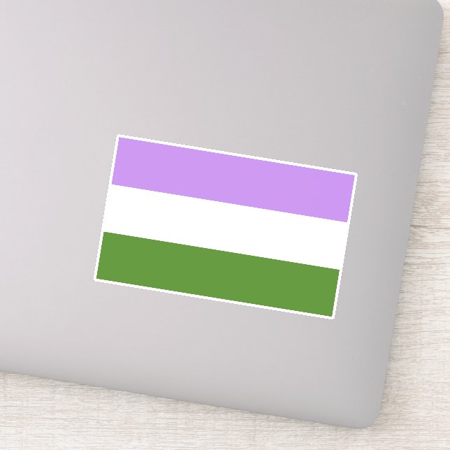 Genderqueer Pride Flag (Detail)