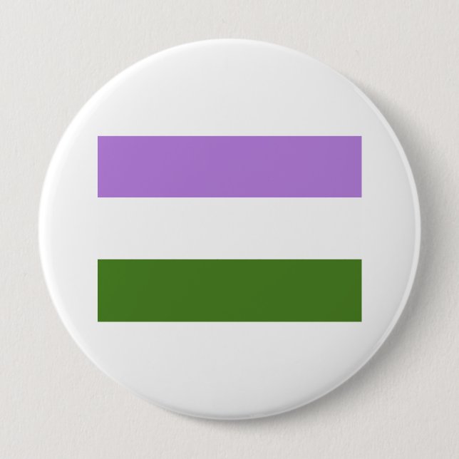 Genderqueer Pride Flag 10 Cm Round Badge (Front)