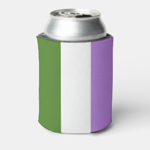 Genderqueer Pride Flag Can Cooler