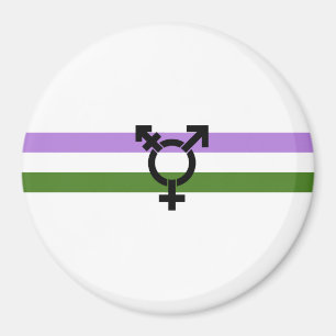 Genderqueer Pride Flag Magnet