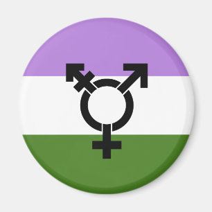 Genderqueer Pride Flag Magnet