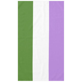 Genderqueer Pride Flag Tablecloth