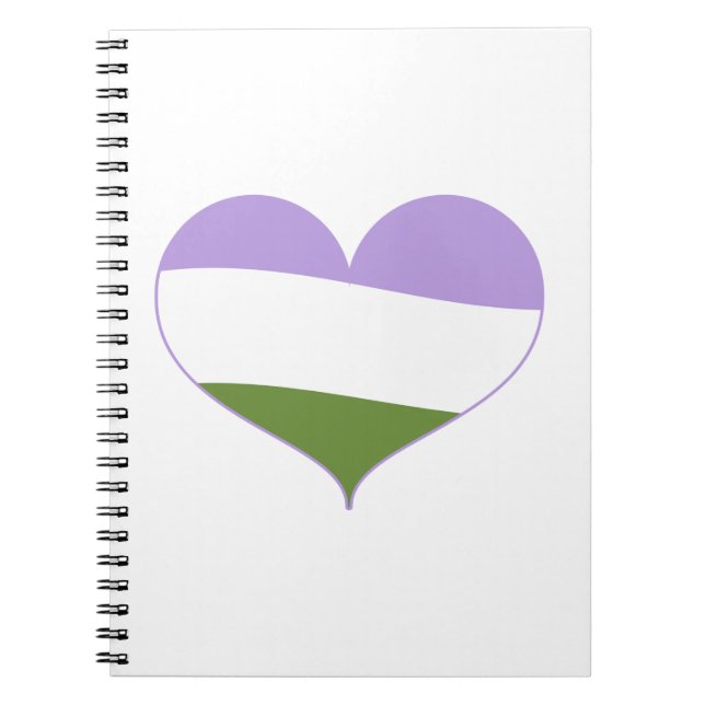 Genderqueer Pride Notebook (Front)