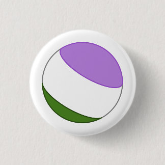 Genderqueer Pride Sphere 3 Cm Round Badge