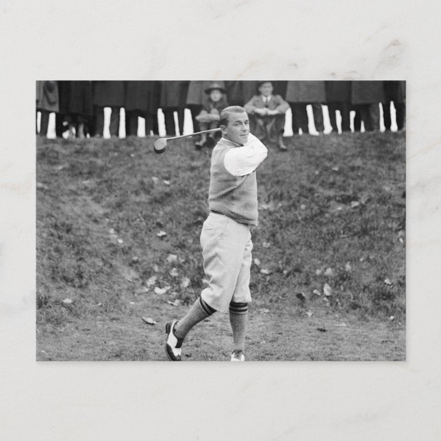 Gene Sarazen, 1922 Postcard (Front)