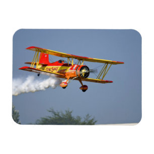 Gene Soucy performing aerobatics in Grumman Magnet