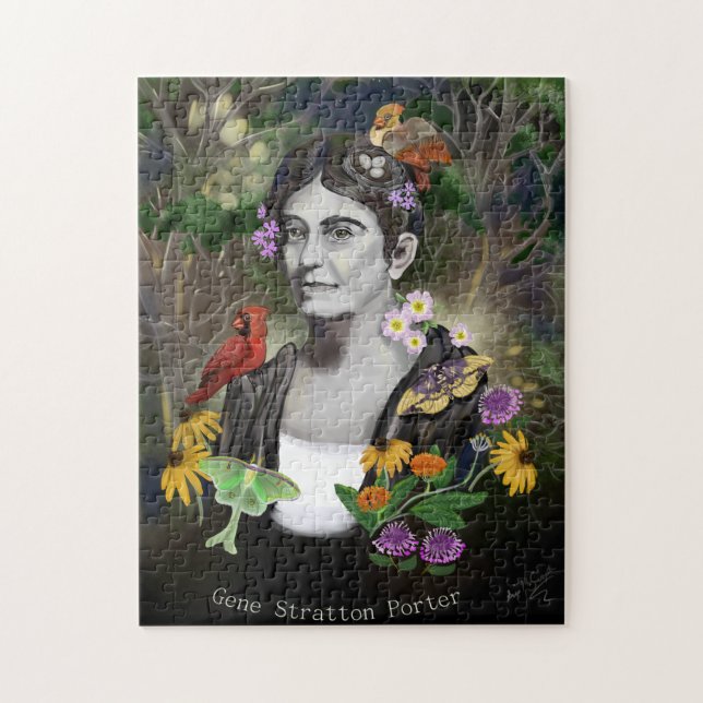 Gene Stratton Porter Portrait Jigsaw Puzzle (Vertical)