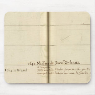 Genealogical Table, France Mouse Pad