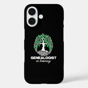 Genealogist In Training Funny Genealogy Tree Gifts iPhone 16 Case