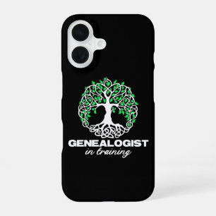Genealogist In Training Funny Genealogy Tree Gifts iPhone 16 Case