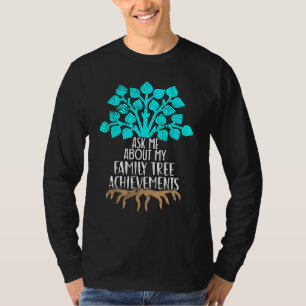 Genealogists Dna Tree Family Genealogy Ancestry T-Shirt